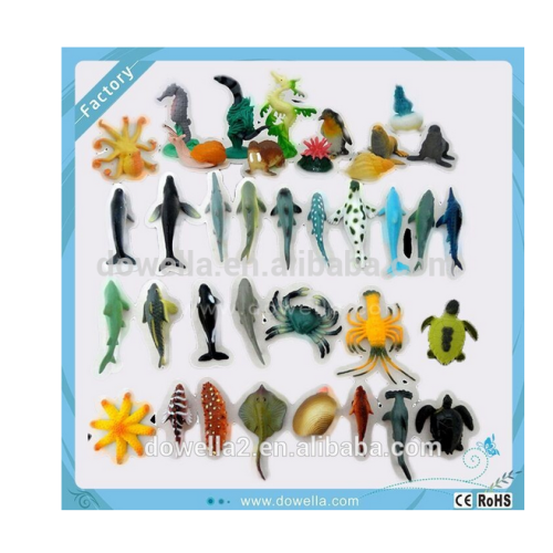 non phthalate Marine life collection PVC figurines ,36styles